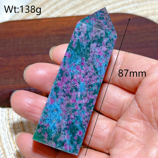 Green Ruby Kyanite Tower-ToShay.org