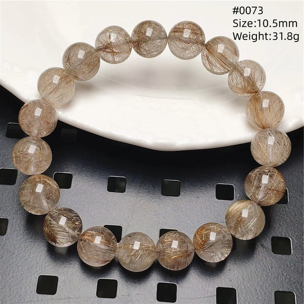 Silver Rutilated Quartz Bracelet-ToShay.org