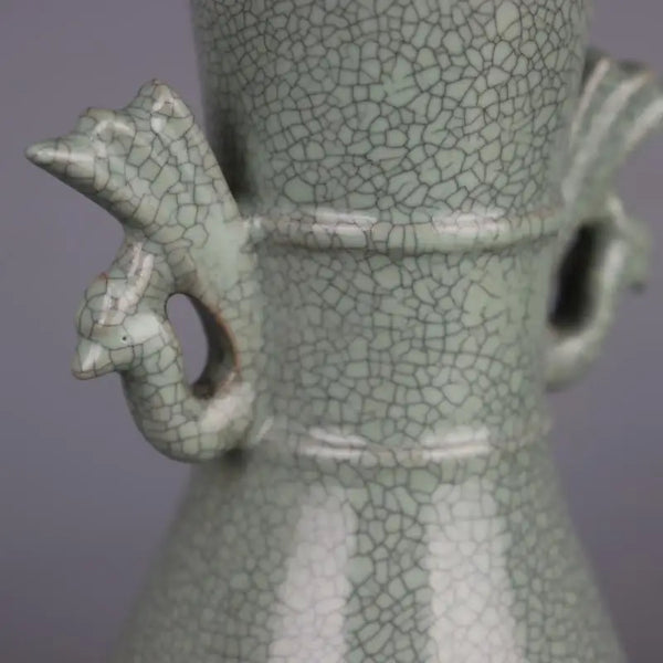 Cracked Glaze Butterfly Ear Vase-ToShay.org
