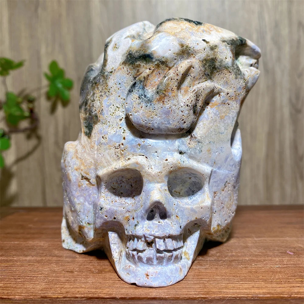 Ocean Jasper Skull-ToShay.org