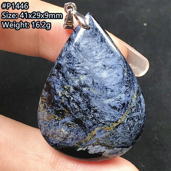 Blue Pietersite Pendant-ToShay.org