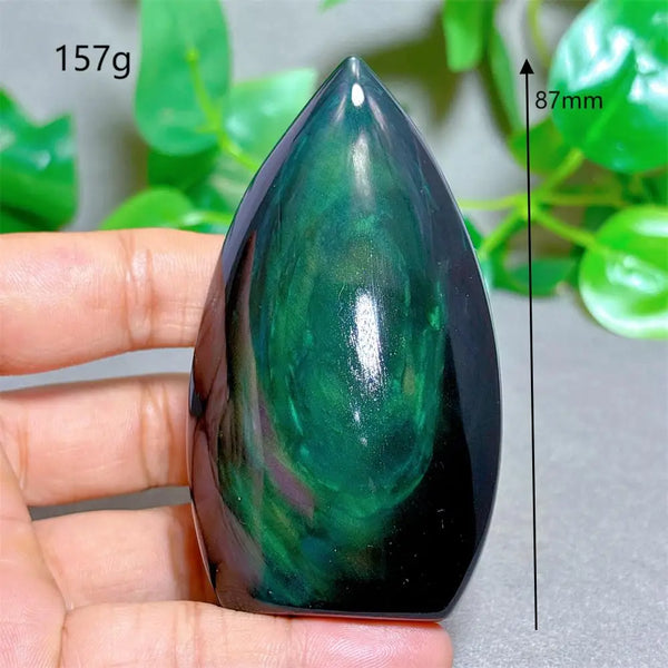 Rainbow Obsidian Torch-ToShay.org