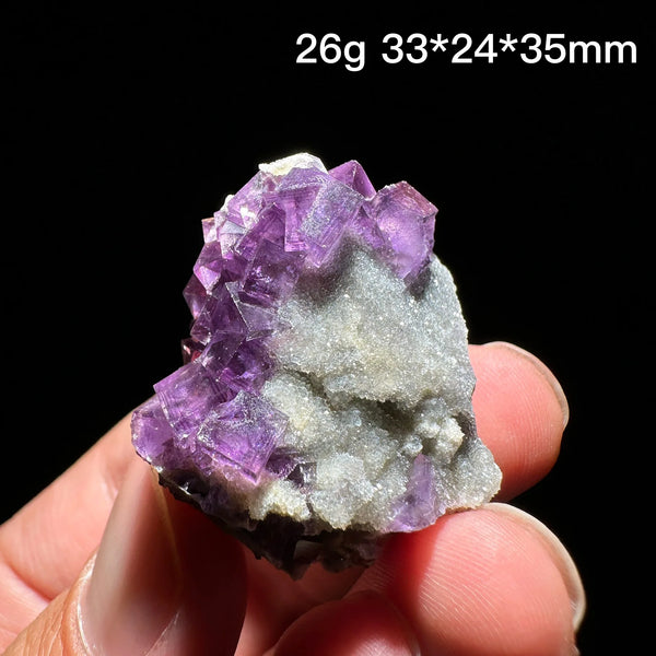 Purple Fluorite Crystal-ToShay.org