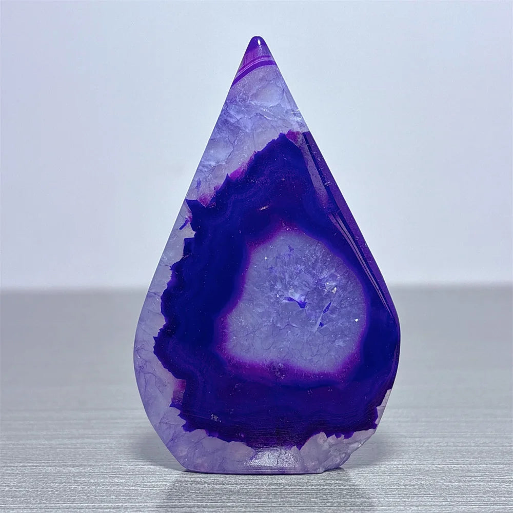 Violet Agate Torch-ToShay.org