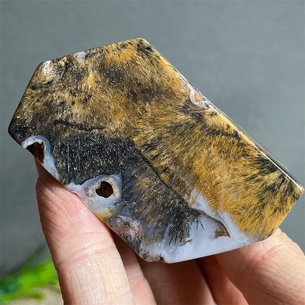 Black Rutilated Hair Raw Quartz-ToShay.org