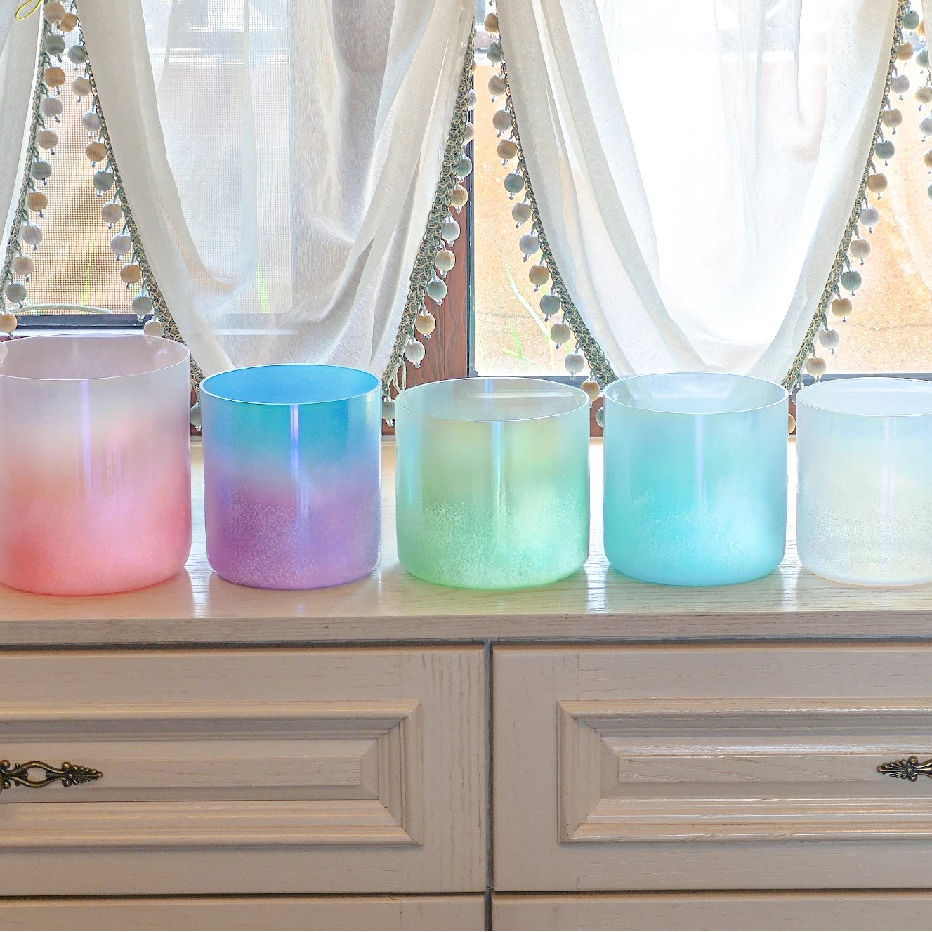 Mixed Crystal Singing Bowl Set-ToShay.org
