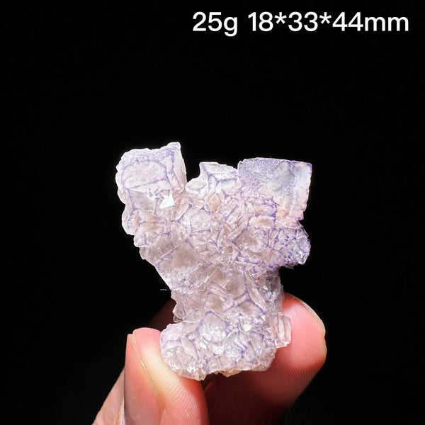 Purple Edge Fluorite Crystal-ToShay.org