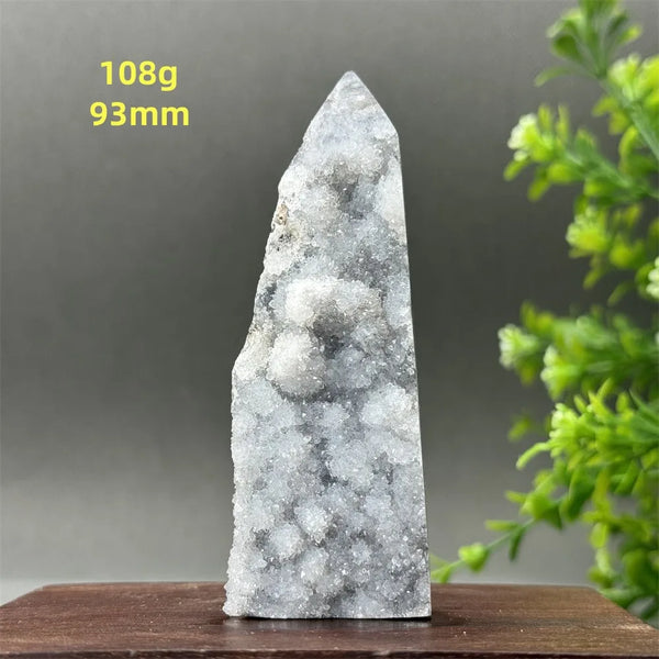 Purple Sphalerite Geode Obelisk-ToShay.org