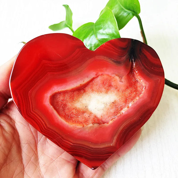 Red Agate Heart-ToShay.org
