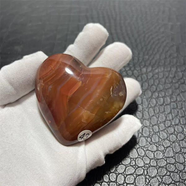 Orange Carnelian Heart-ToShay.org