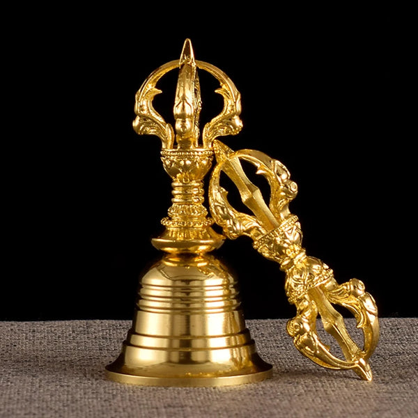 Gold Vajra Bell-ToShay.org