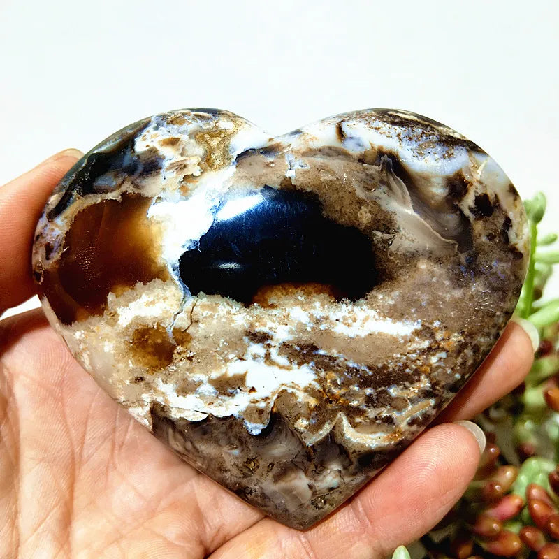 Grey Opal Crystal Heart-ToShay.org