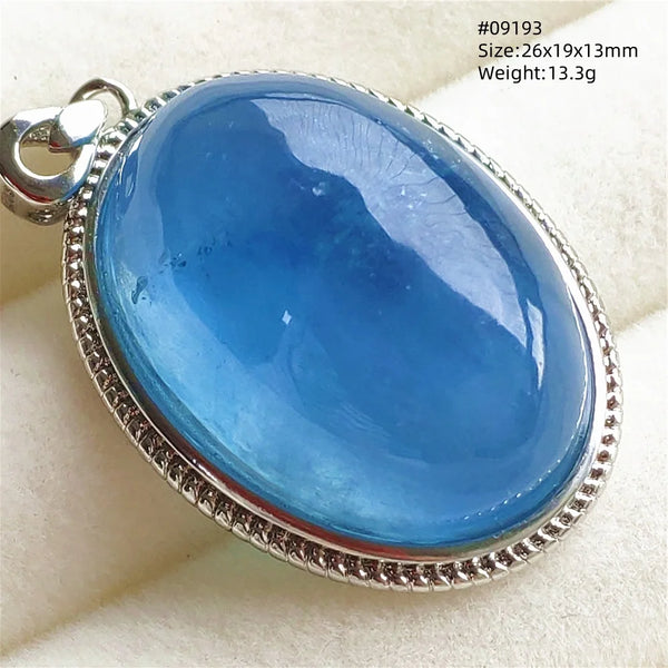 Blue Aquamarine Pendant-ToShay.org