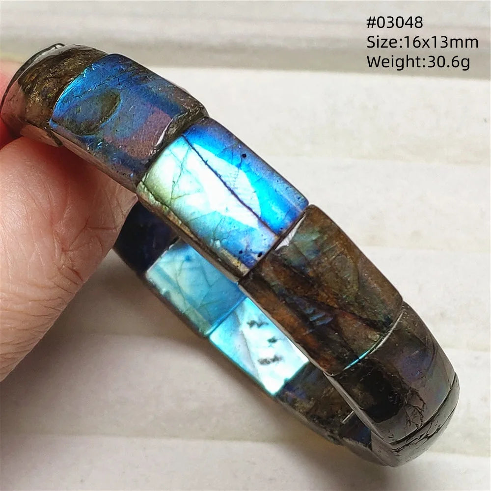 Blue Labradorite Bracelet-ToShay.org