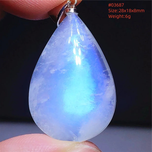 Blue Light Moonstone Pendant-ToShay.org