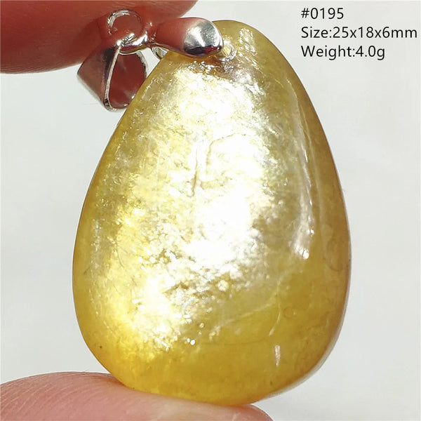 Gold Lepidolite Flash Pendant-ToShay.org
