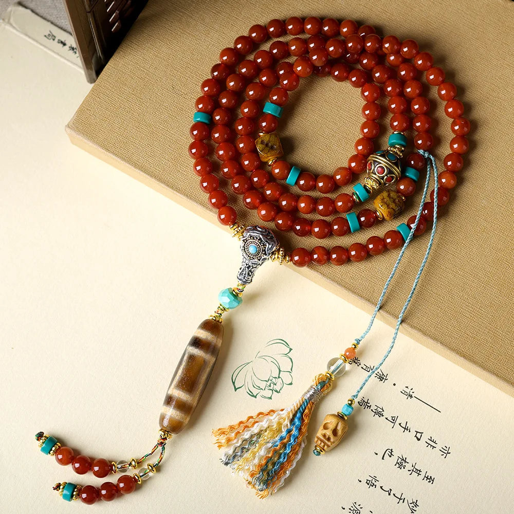 Red Agate Wrap Bracelet-ToShay.org