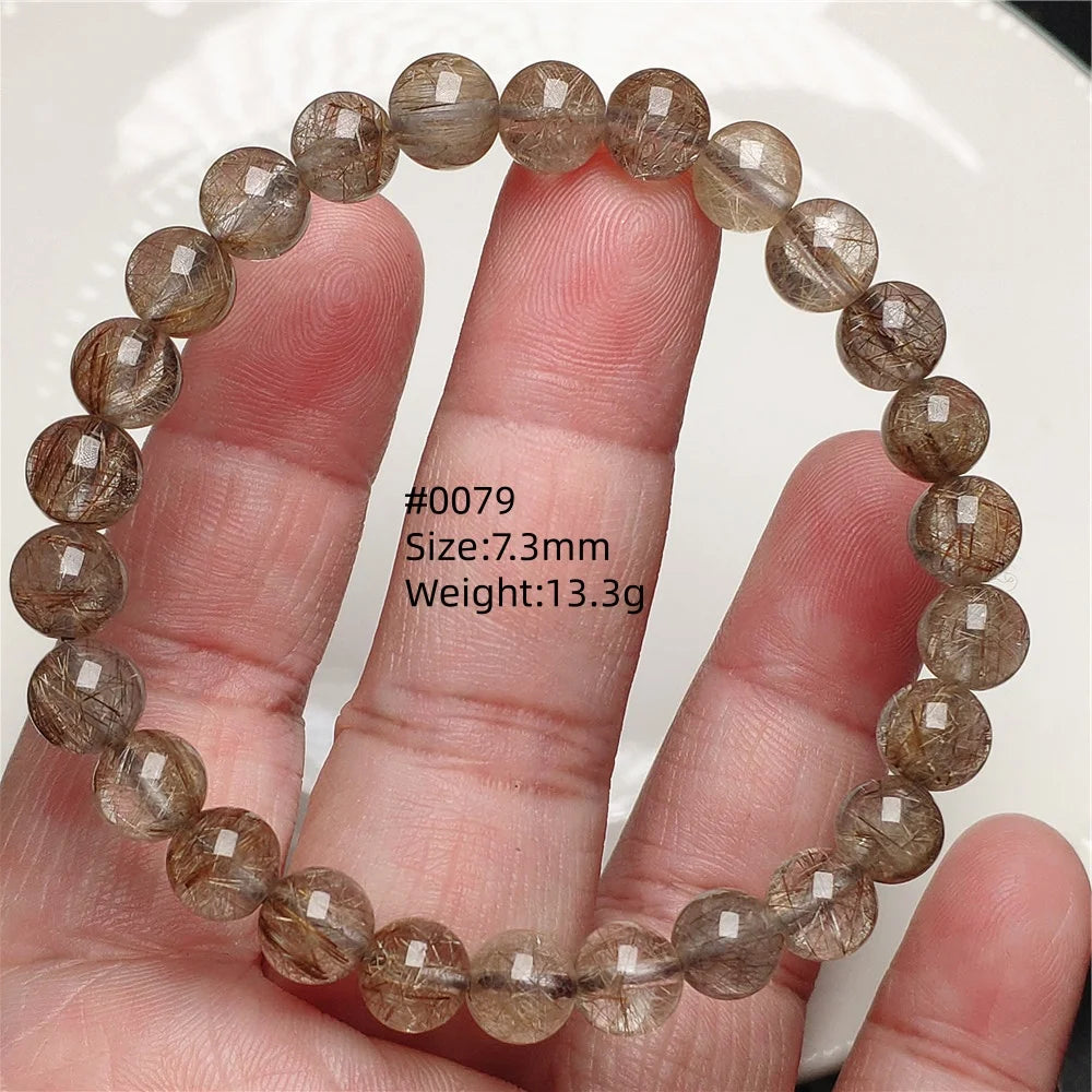 Silver Rutilated Quartz Bracelet-ToShay.org