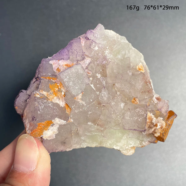 Purple Amethyst Fluorite Crystal-ToShay.org