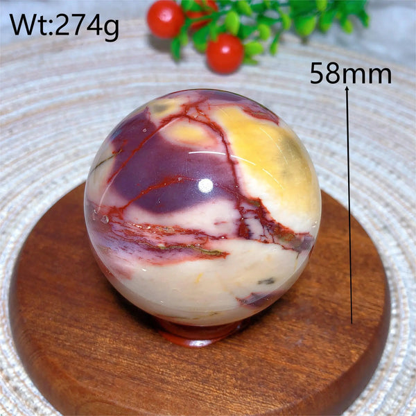 Yellow Mookaite Ball-ToShay.org