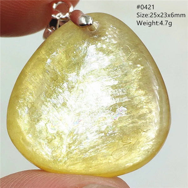 Gold Lepidolite Flash Pendant-ToShay.org