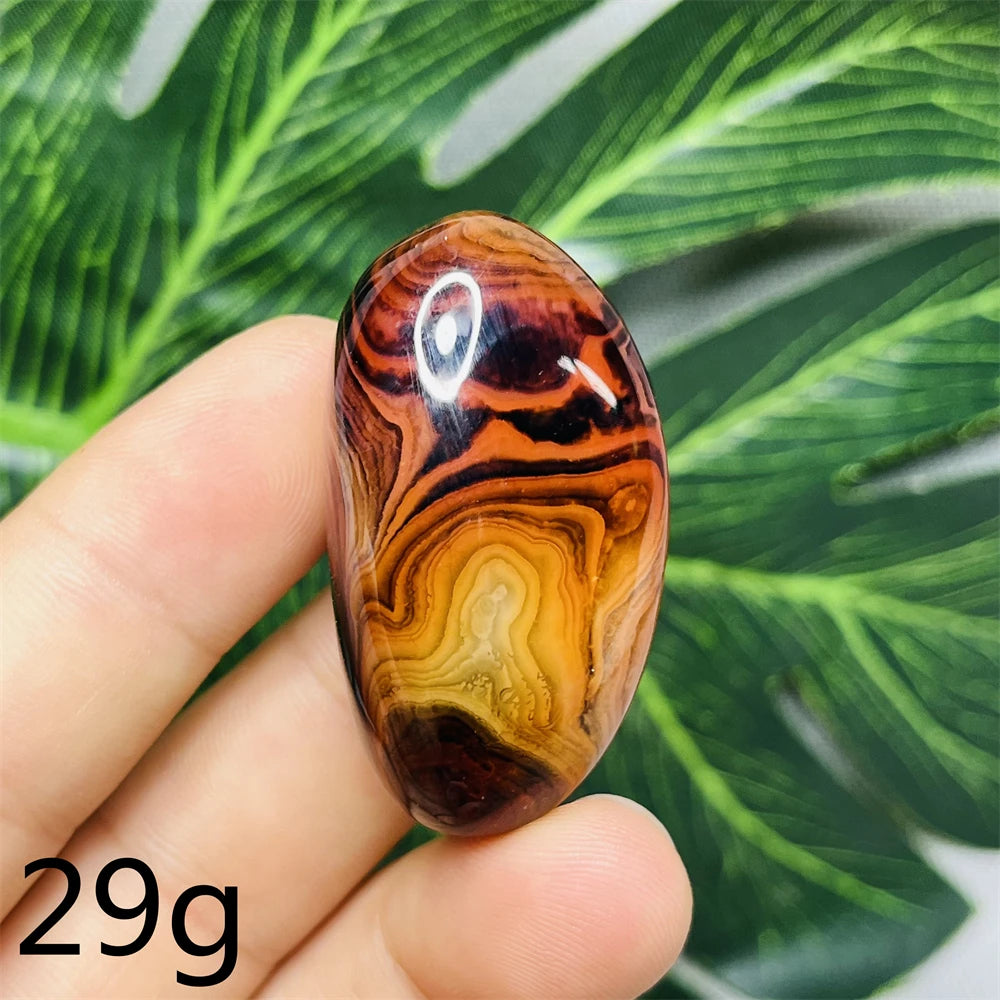 Red Agate Palm Stones-ToShay.org