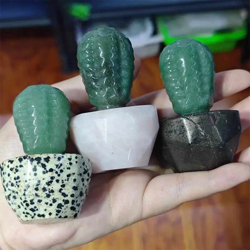 Mixed Crystal Quartz Cactus-ToShay.org