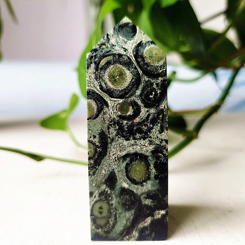 Green Peacock Eye Wand-ToShay.org