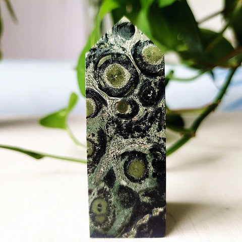 Green Peacock Eye Wand-ToShay.org