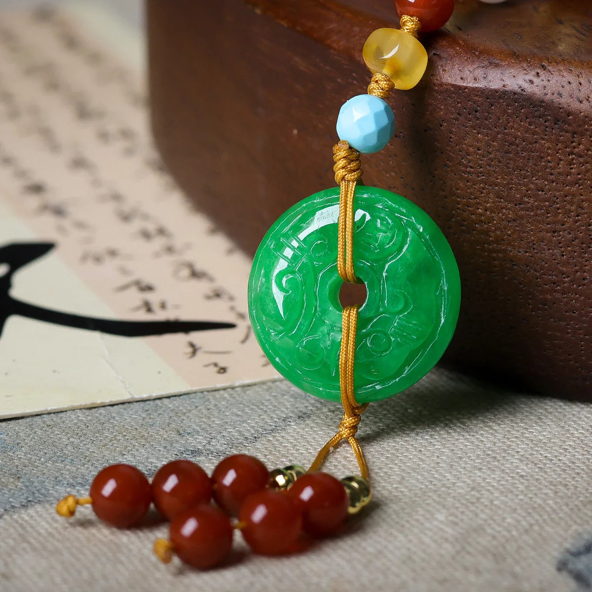 Red Agate Prayer Beads-ToShay.org