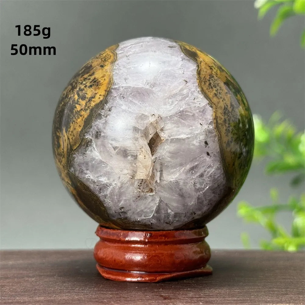 Ocean Jasper Geode Ball-ToShay.org