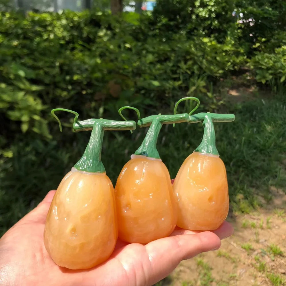 Orange Calcite Quartz Pumpkin-ToShay.org