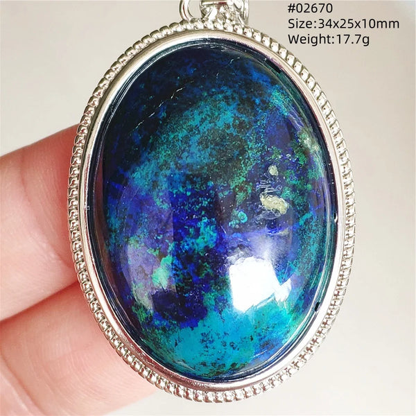 Blue Azurite Pendant-ToShay.org