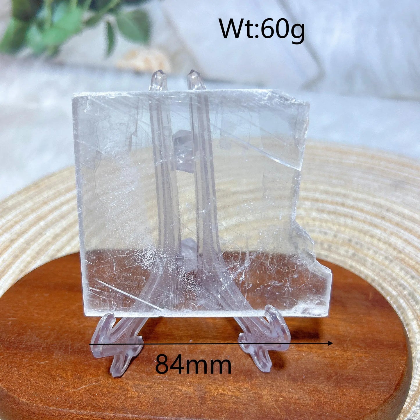 Clear Selenite Slices-ToShay.org