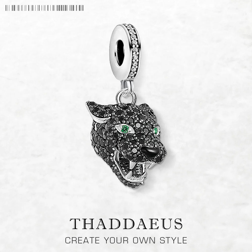 Black Silver Cat Pendant-ToShay.org