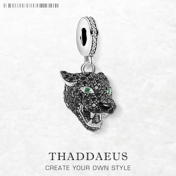 Black Silver Cat Pendant-ToShay.org