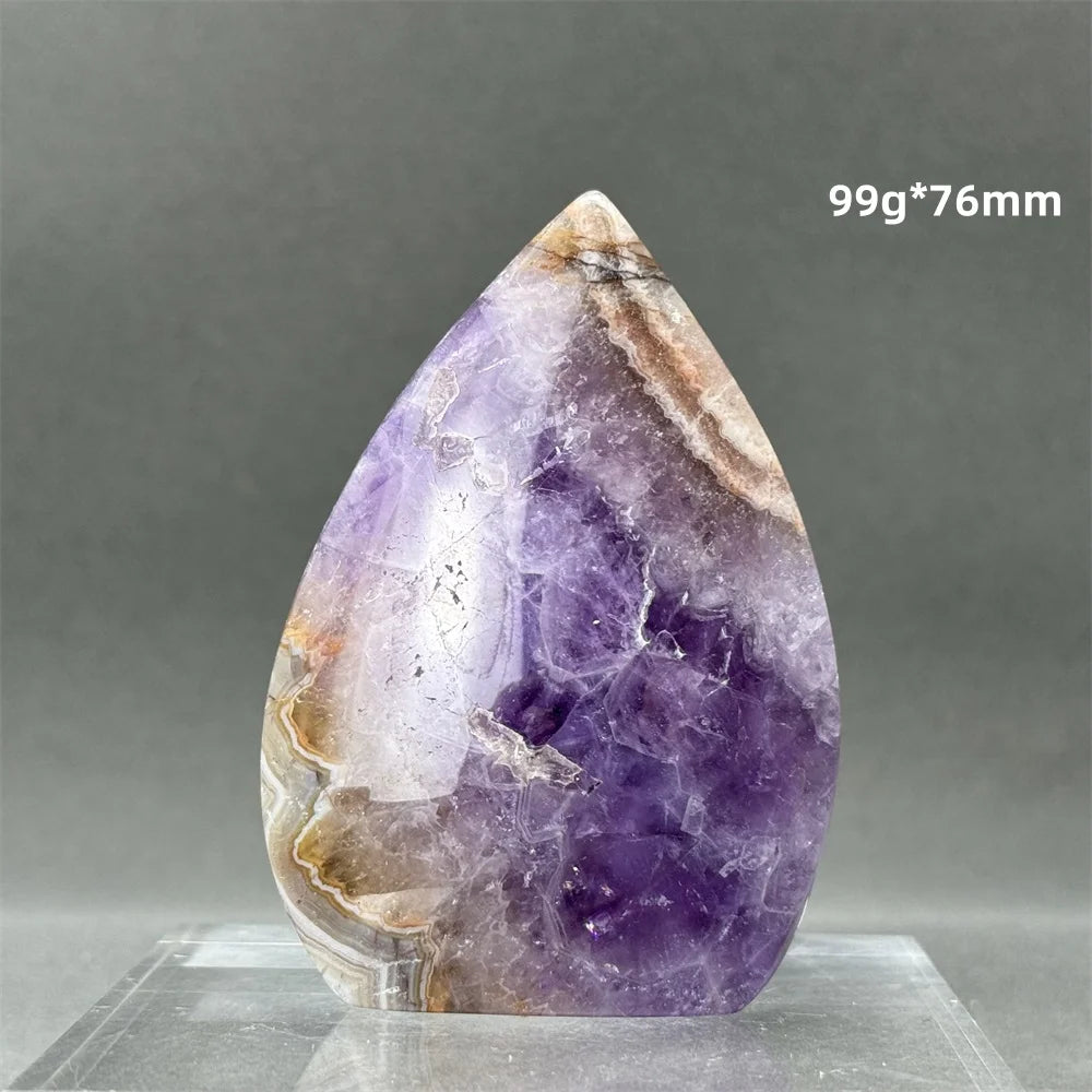 Purple Amethyst Agate Torch-ToShay.org
