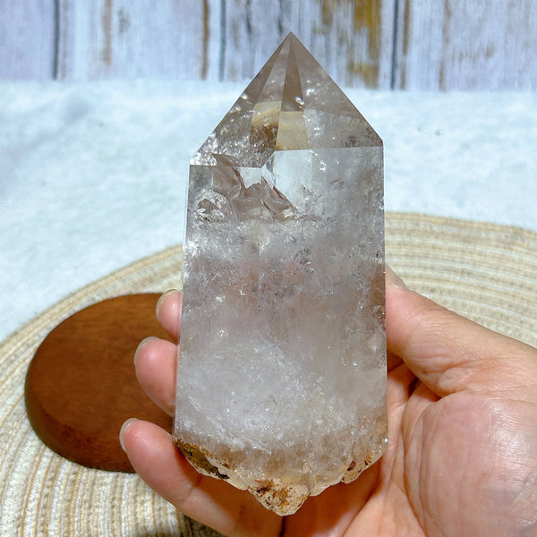 Clear Rainbow Quartz Tower-ToShay.org