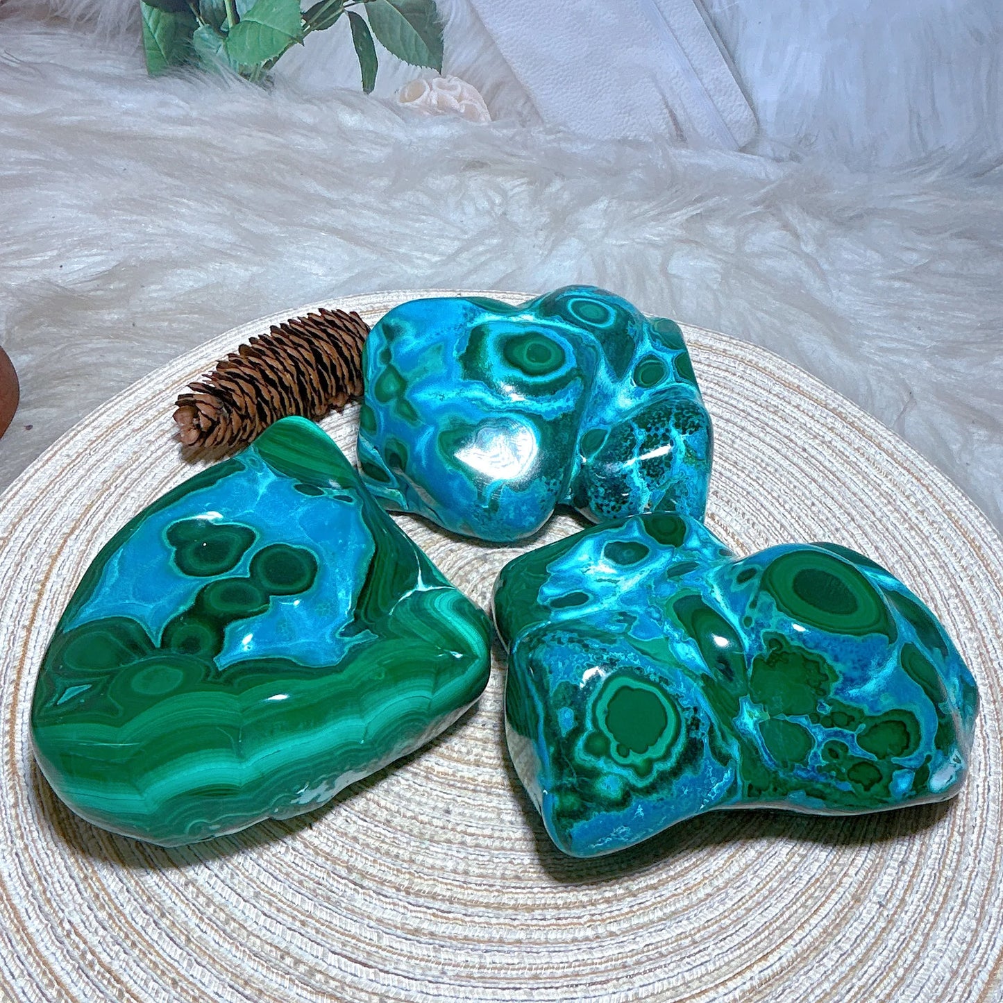Blue Chrysocolla Malachite Gemstones-ToShay.org