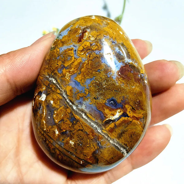 Ocean Jasper Palm Stone-ToShay.org