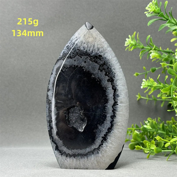 Black Onyx Geode Torch-ToShay.org