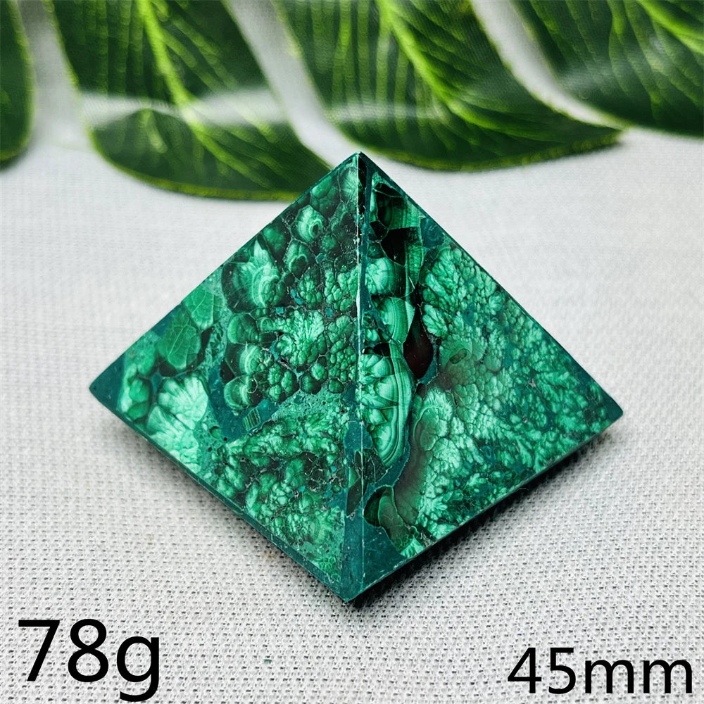Green Malachite Pyramid-ToShay.org