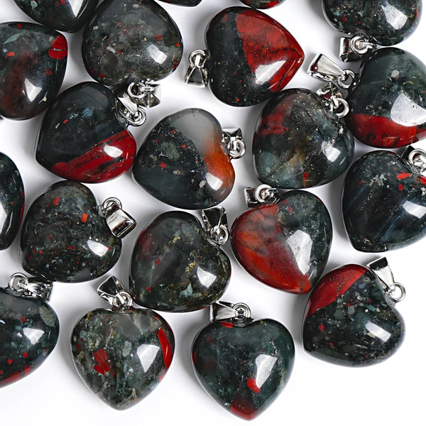 Green Blood Stone Heart-ToShay.org