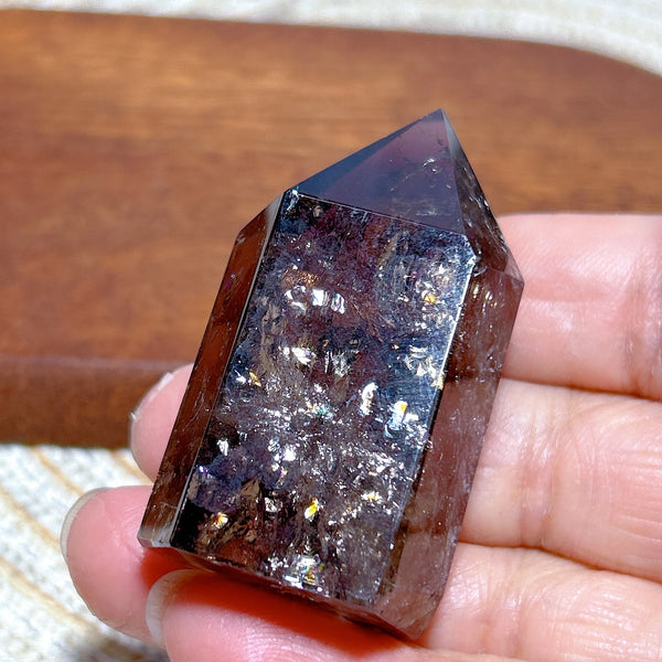 Smokey Rainbow Quartz Point-ToShay.org