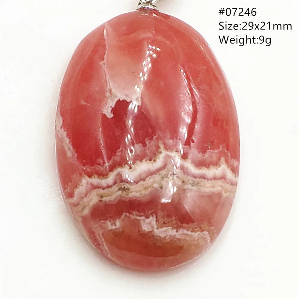 Red Rhodochrosite Pendant-ToShay.org