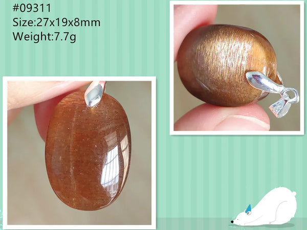 Black Sunstone Orange Moonstone-ToShay.org