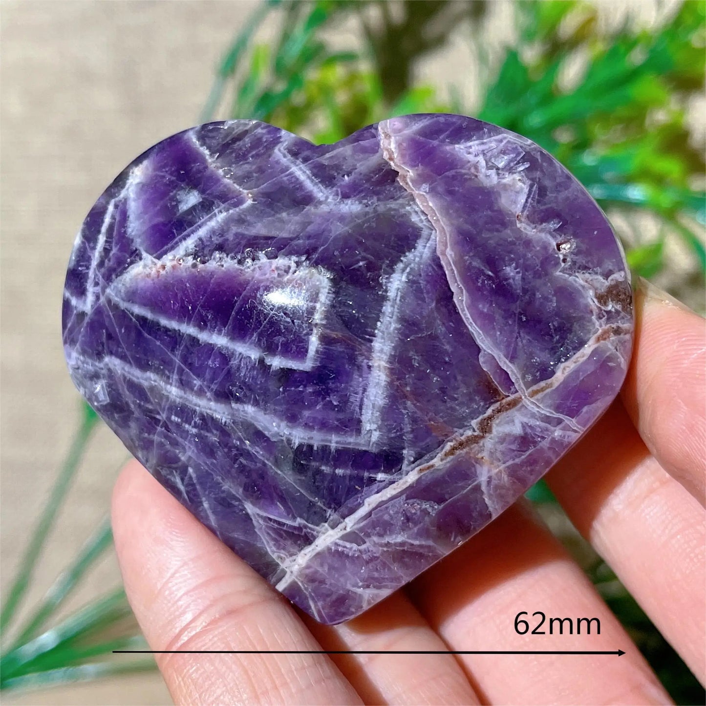 Purple Dream Amethyst Heart-ToShay.org
