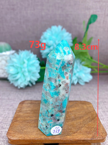 Blue Amazonite Point-ToShay.org