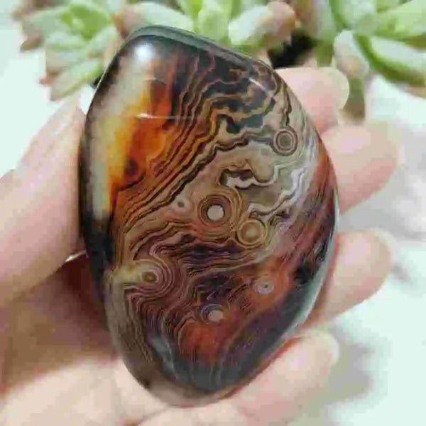 Red Lace Agate Pendant-ToShay.org