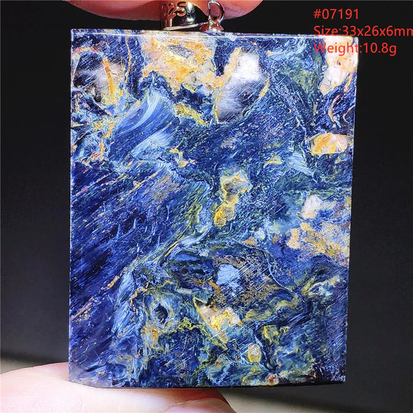 Blue Pietersite Chatoyant Pendant-ToShay.org